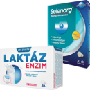 Pharmax Selenorg tabletta 30 db, vagy Yes.Pharma Laktáz enzim rágótabletta 30 db